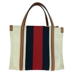 Gucci Interlocking shoulder tote bag canvas brown white